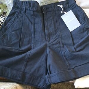 Everlane Women's High Waist Shorts - Black